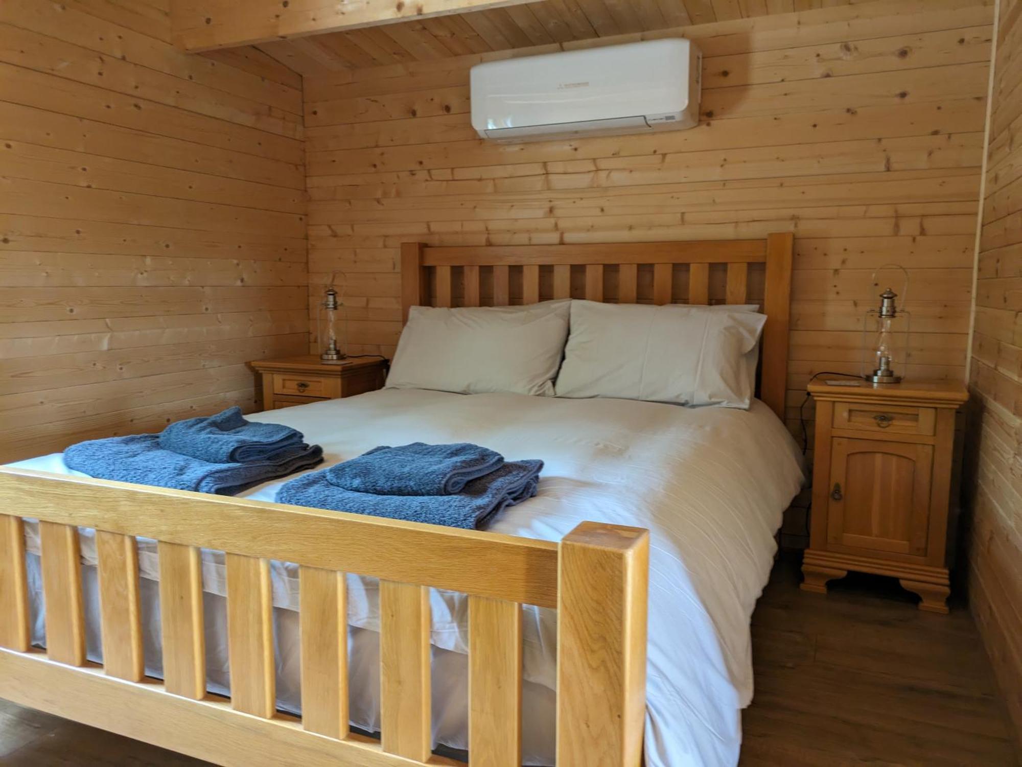 Cosy Cabin Stock Esterno foto