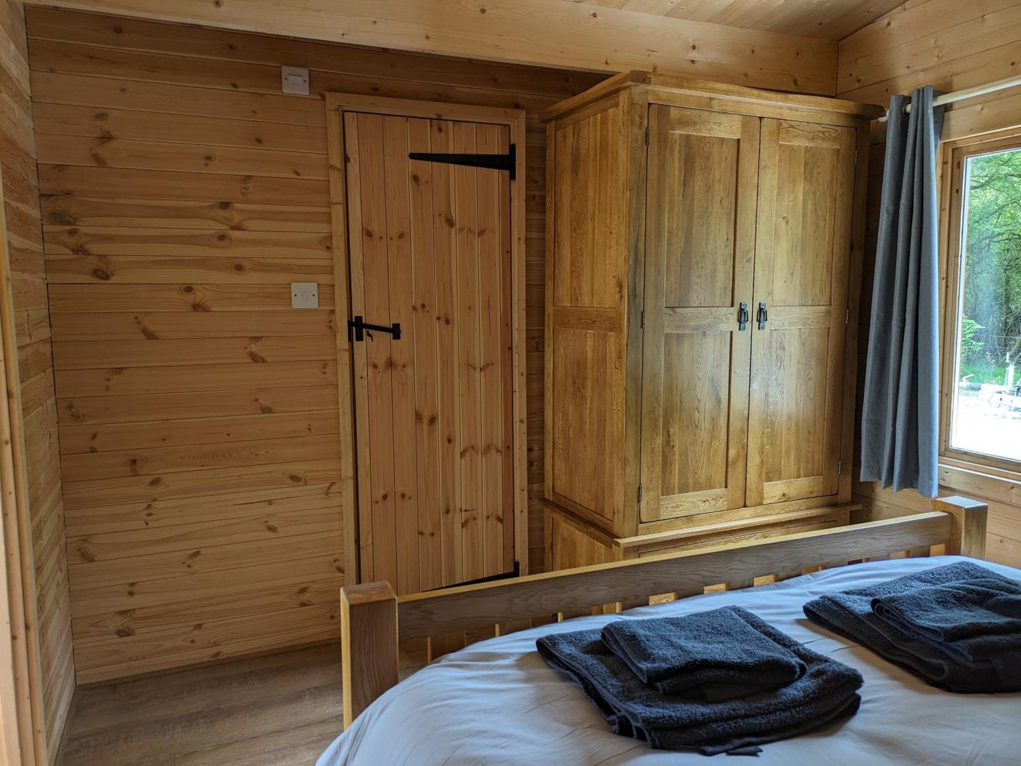 Cosy Cabin Stock Esterno foto